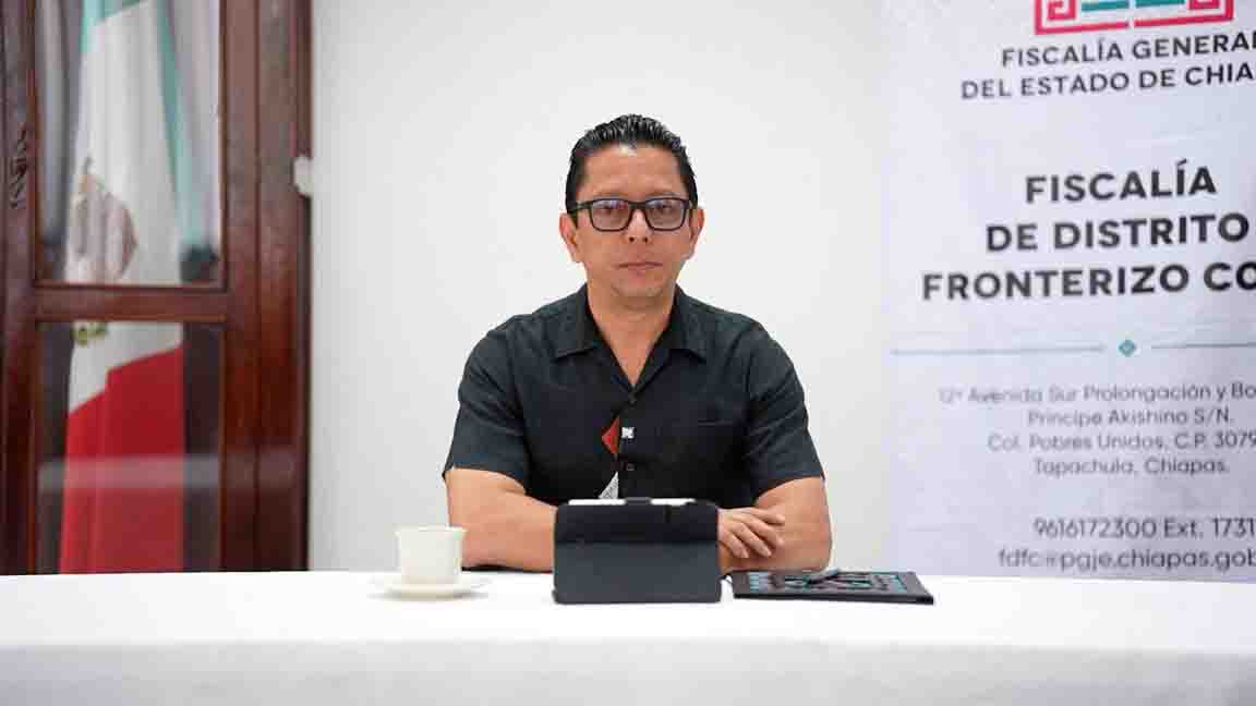 Informa Fiscal General esclarecimiento de homicidios en Teopisca y el Soconusco