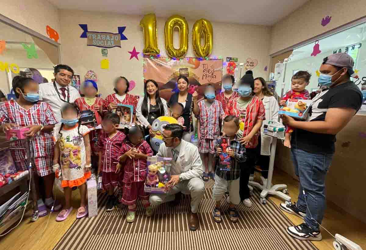 Acompaña IMSS Chiapas con “Tú eres Magia” a menores con cáncer en Tapachula