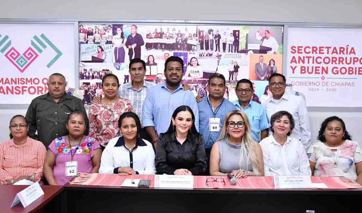 Secretaría Anticorrupción fortalece el diálogo institucional con el Sindicato de Trabajadores al Servicio del Gobierno de Chiapas