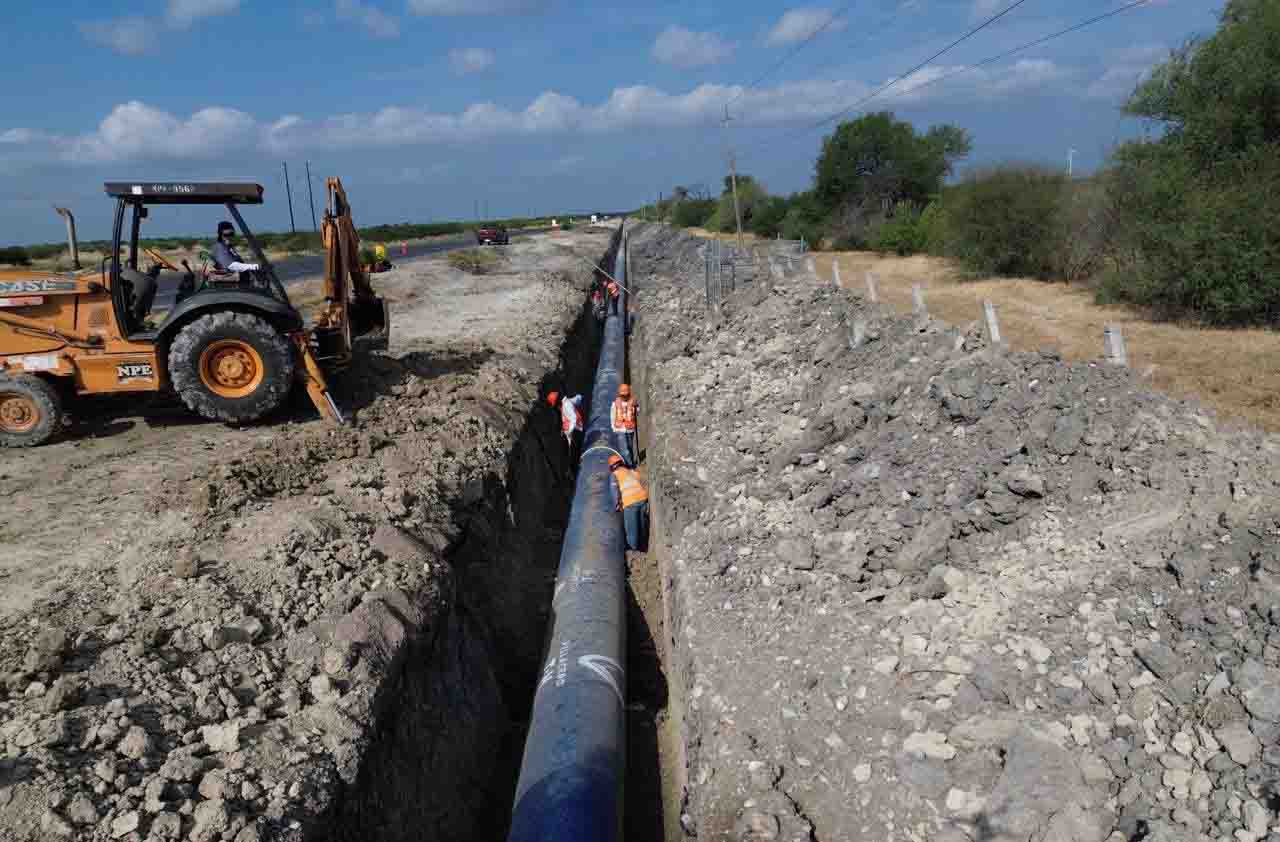 El Gobierno de México avanza en la construcción de la segunda línea del acueducto Guadalupe Victoria
