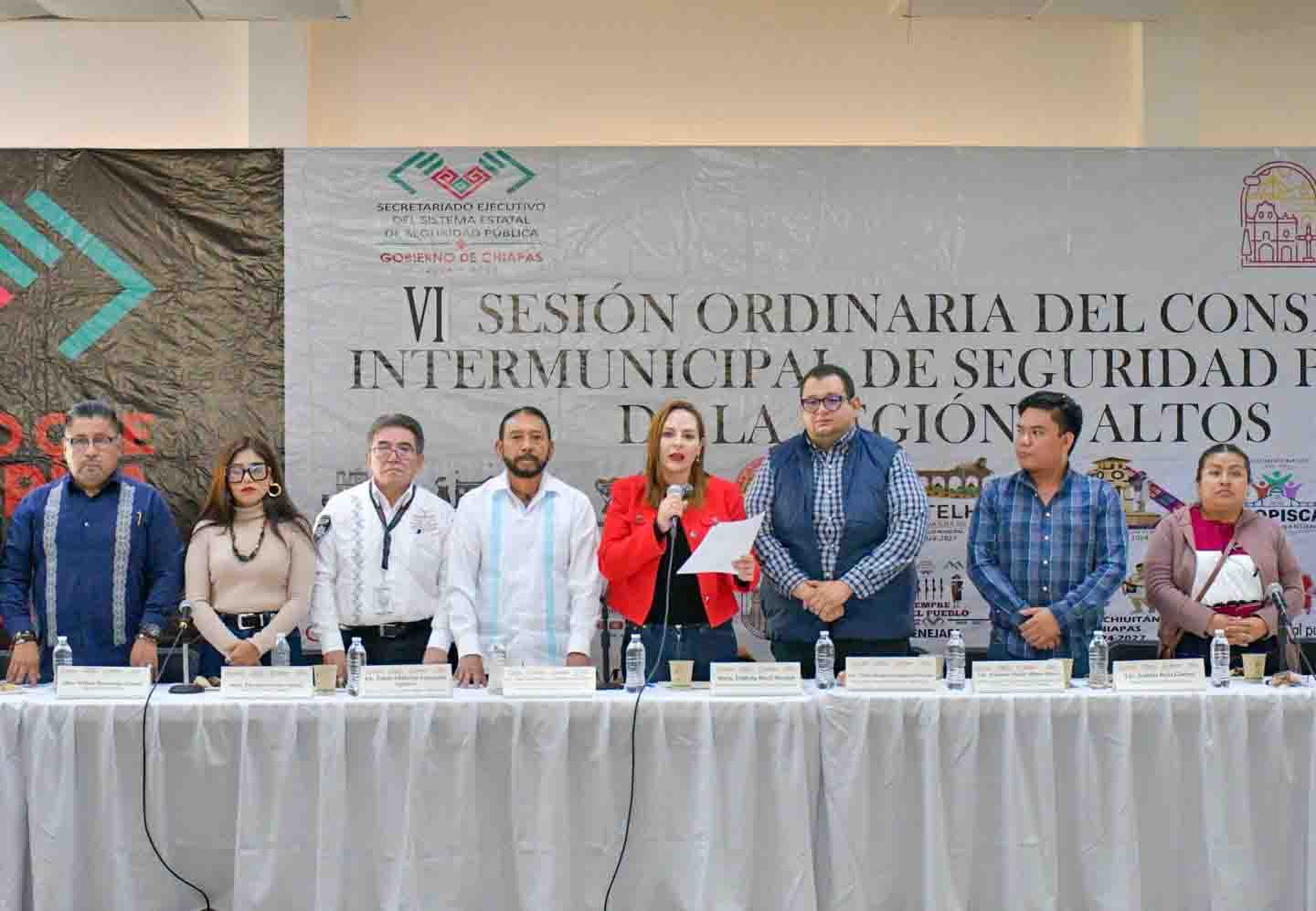 Encabeza Fabiola Ricci Diestel la Sexta Sesión Ordinaria del Consejo Intermunicipal de Seguridad Pública de la Región II Altos