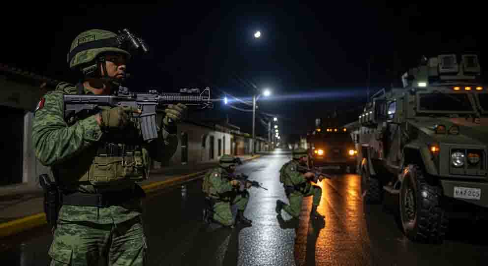 Fuerza Civil y Defensa abaten a 7 presuntos criminales tras ataque armado en General Treviño, Nuevo León