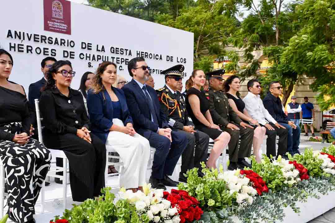 Conmemoran en San Cristóbal 179 años de la Gesta Heroica de los Niños Héroes