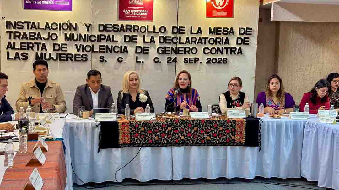 Instalación de la Mesa de Trabajo Municipal de la DAVGM: Acciones Estratégicas y de Seguridad en San Cristóbal de Las Casas