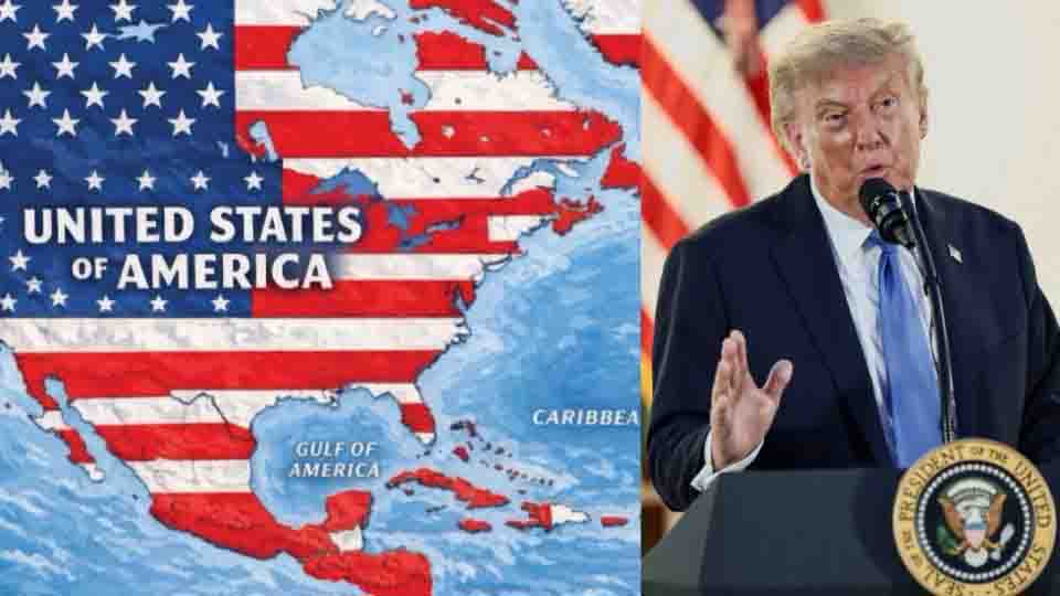 Trump plantea incluir a México, Canadá y Cuba al territorio de Estados Unidos; difunde mapa en redes
