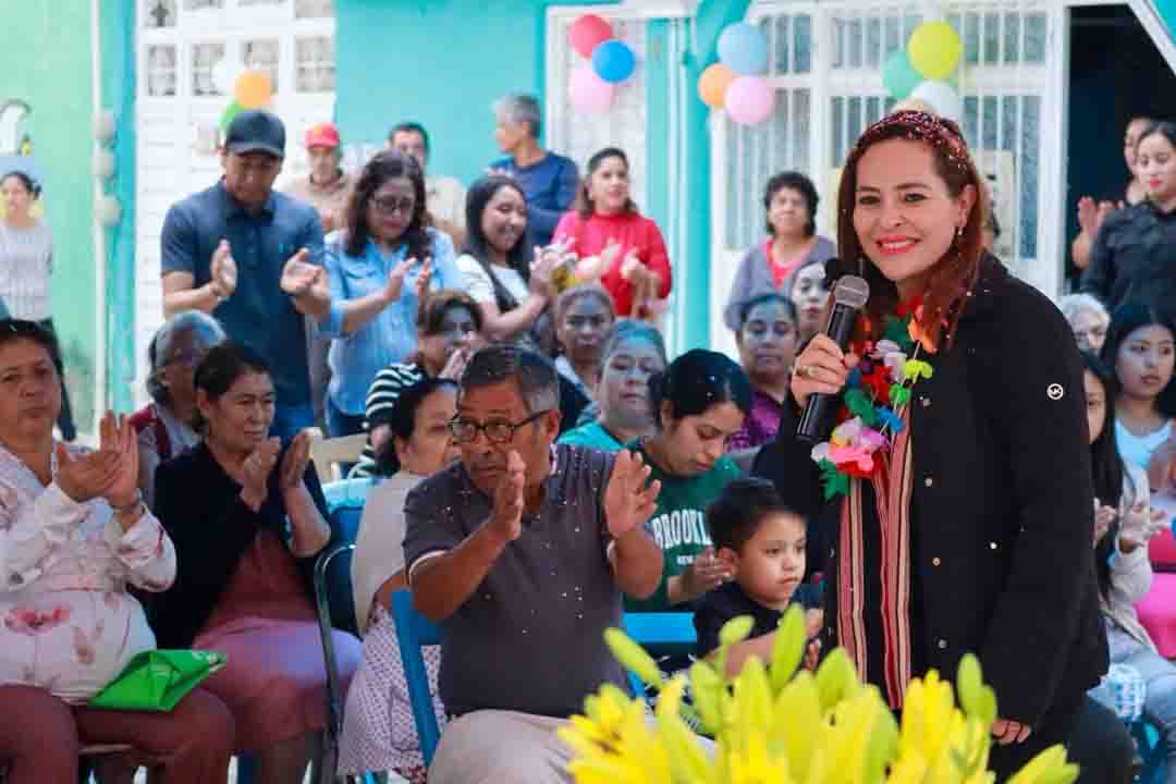 Inaugura Fabiola Ricci sistema de captación pluvial para prevenir inundaciones en la colonia La Isla