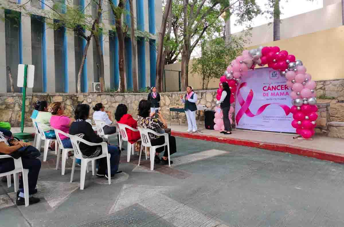 Promueve IMSS Chiapas la detección oportuna del cáncer de mama