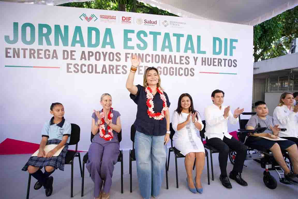 Encabeza Sofía Espinoza Abarca jornada de atención social en Tapachula