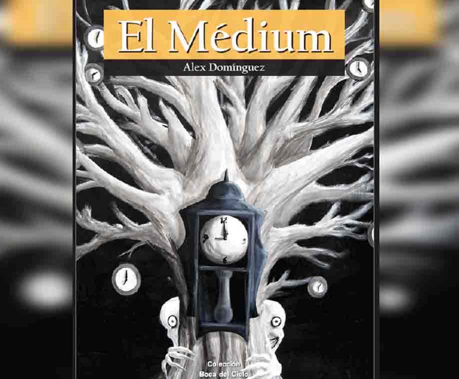 El Médium, novela publicada por Alejandro Domínguez Mendoza, locutor, conductor.