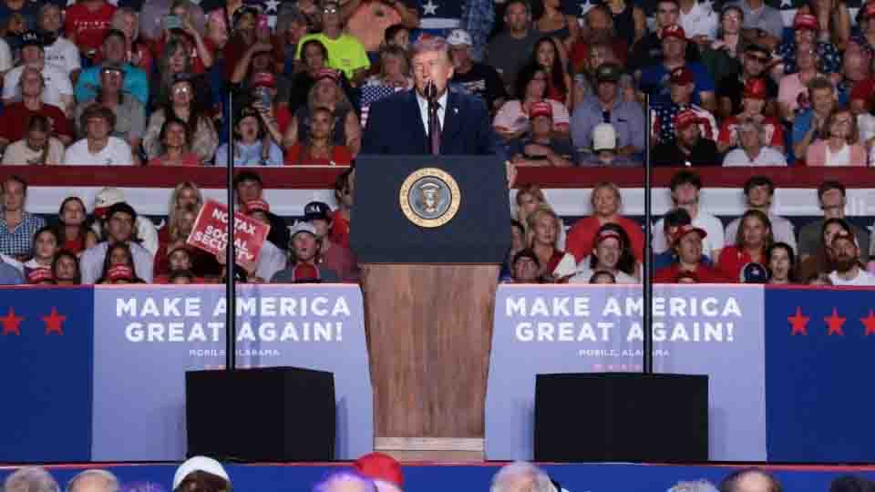 Trump promete la pena de muerte para narcotraficantes “a gran escala” en mitin político