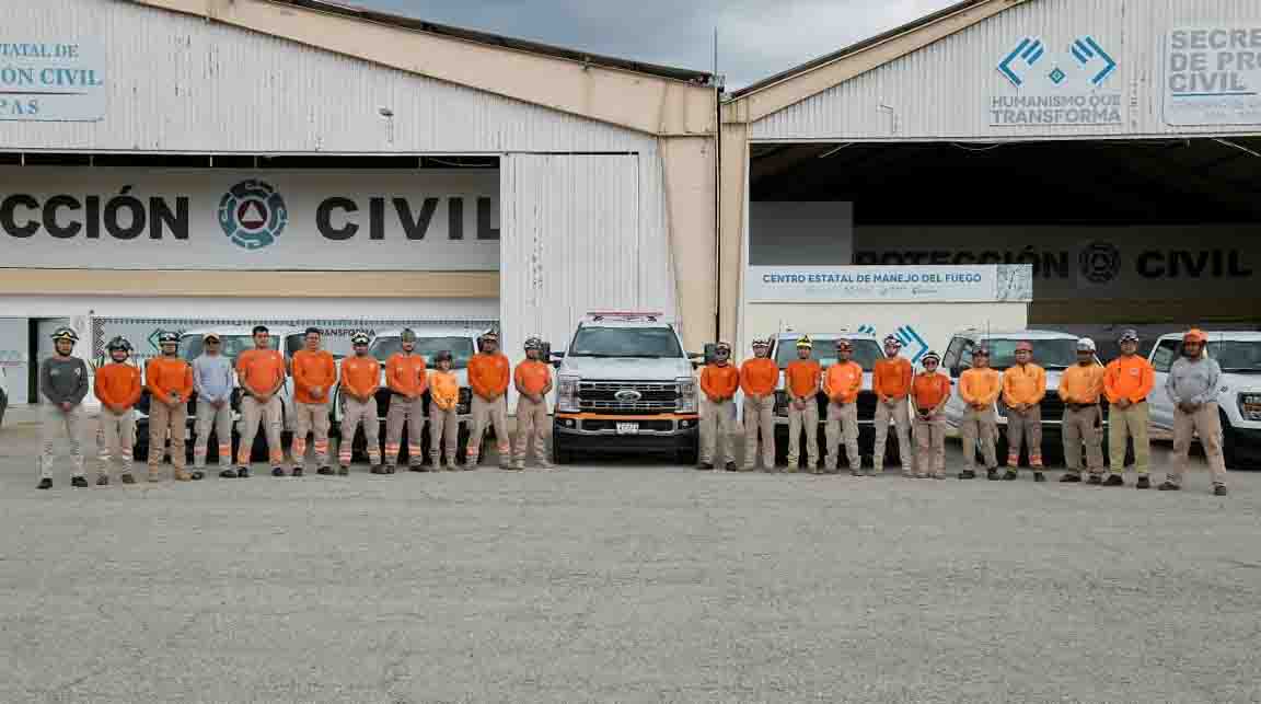 Protección Civil Chiapas refuerza con personal operativo a regiones vulnerables ante posibles efectos por las lluvias