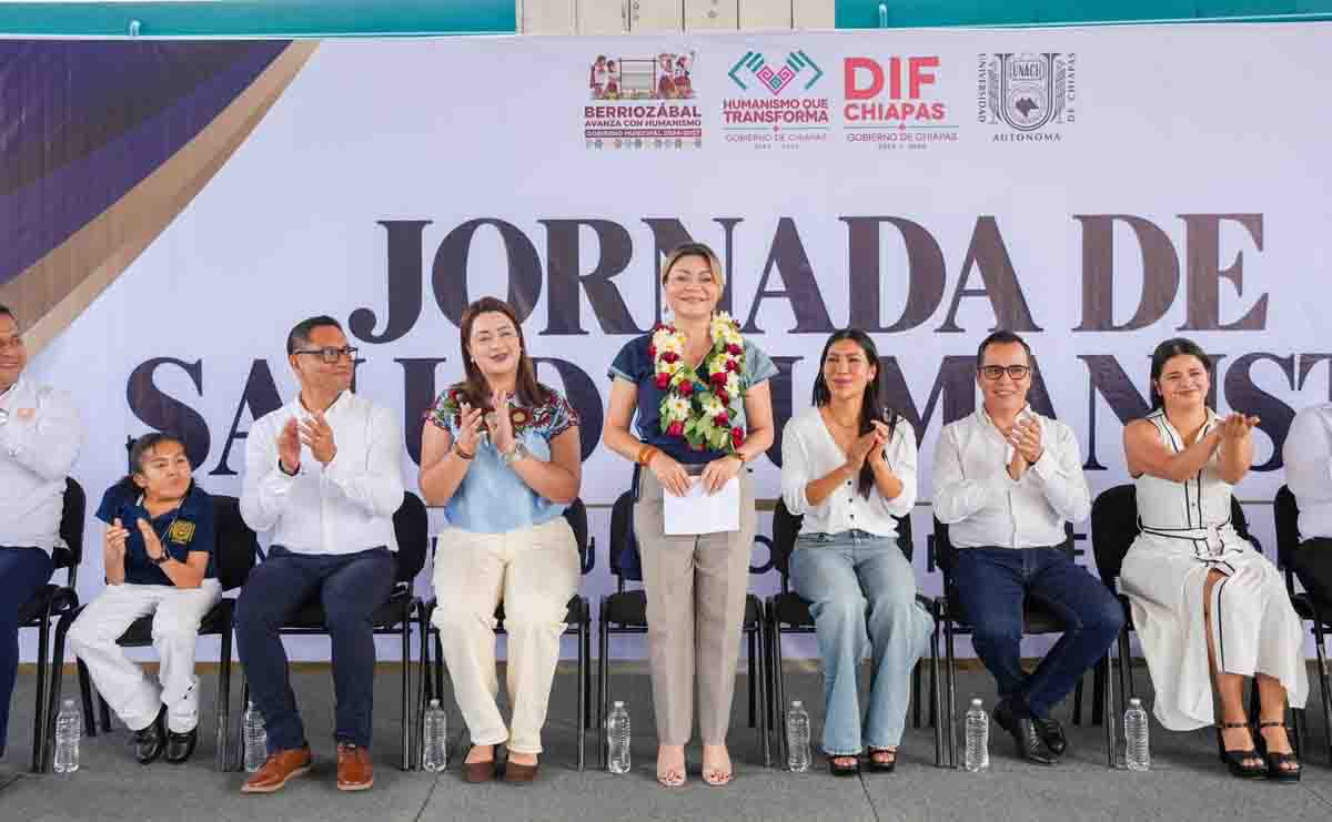 Encabeza Sofía Espinoza jornada de prevención y salud en Berriozábal